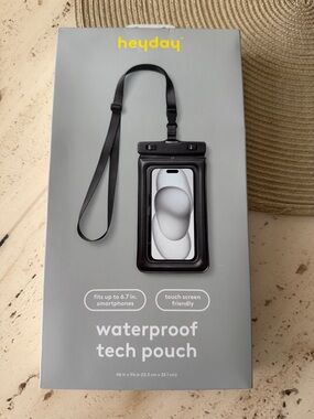 heyday Waterproof Tech Pouch - Black